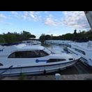 Eine Station der Verleiher von Booten für Fahrten auf den Kanälen